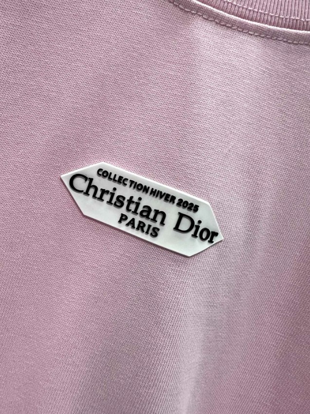 ディオール ハイブランド 半袖Tシャツ ミニロゴ刺繍 シンプルデザイン 快適な着心地_6