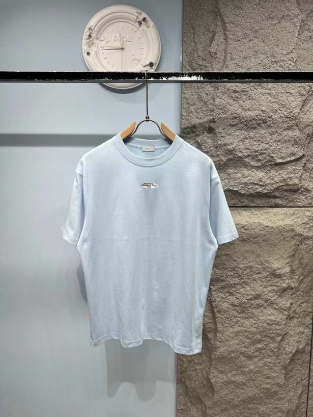 ディオール 格安 半袖Tシャツ ミニロゴ刺繍 クリーンデザイン 高再現度_1