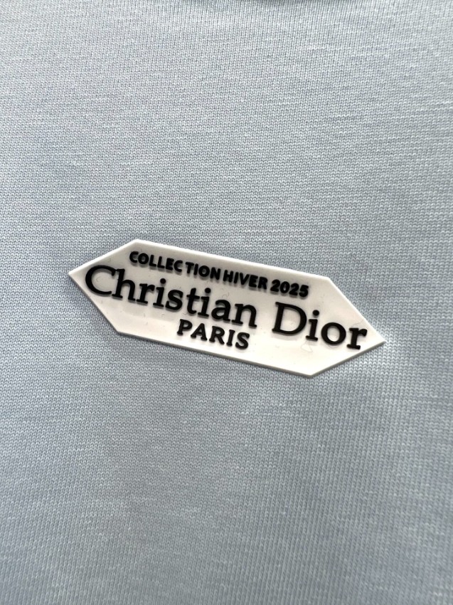 ディオール 格安 半袖Tシャツ ミニロゴ刺繍 クリーンデザイン 高再現度_6