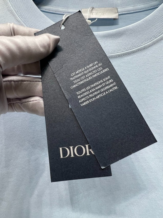 ディオール 格安 半袖Tシャツ ミニロゴ刺繍 クリーンデザイン 高再現度_7