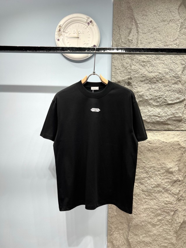 ディオール 本物級コピー 半袖Tシャツ ミニロゴ刺繍 ミニマルデザイン 精密ディテール_2