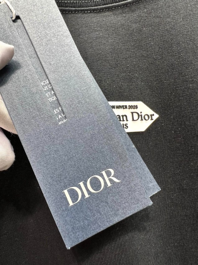 ディオール 本物級コピー 半袖Tシャツ ミニロゴ刺繍 ミニマルデザイン 精密ディテール_6