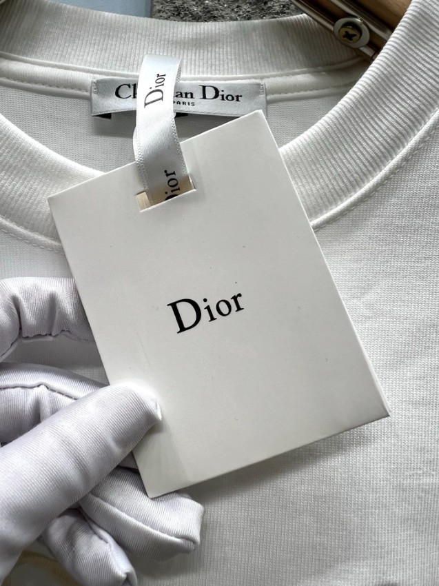 ディオール n級 半袖Tシャツ 刺繍ロゴデザイン カジュアルスタイル 上質感_4