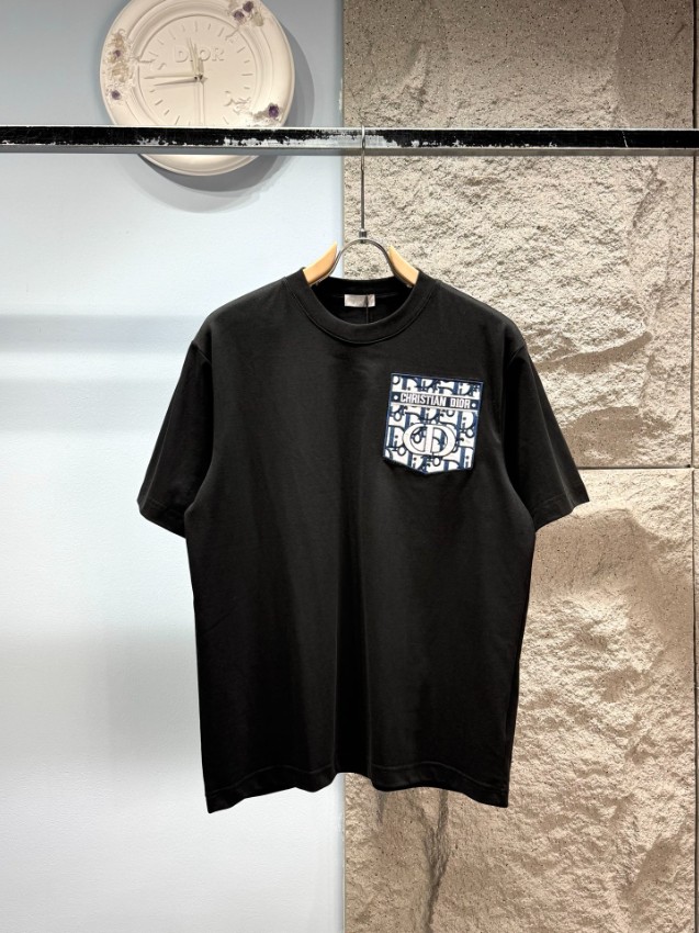 ディオール 本物級コピー 半袖Tシャツ モノグラムポケットデザイン シンプルスタイル 丁寧な縫製_1