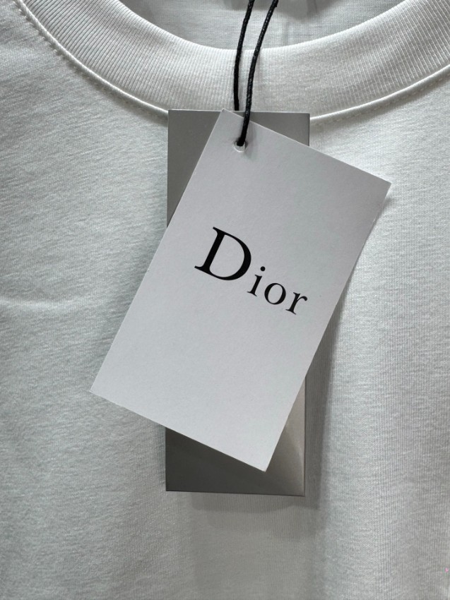 ディオール スーパーコピー 半袖Tシャツ レザーパッチポケットデザイン シンプルスタイル 発送保証_4