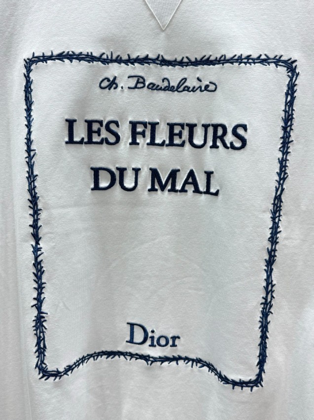 ディオール ブランド コピー 半袖Tシャツ フロントグラフィックデザイン アートプリント 上質感_7