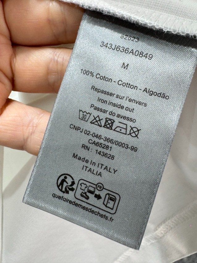 ディオール ブランド コピー 半袖Tシャツ フロントグラフィックデザイン アートプリント 上質感_9