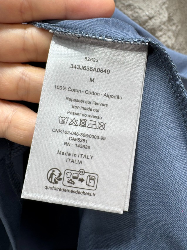 ディオール n級 半袖Tシャツ フロント刺繍グラフィックデザイン アートスタイル 精密ディテール_4