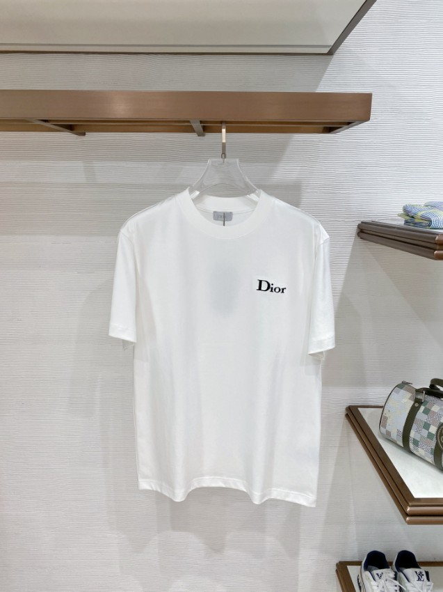 ディオール 本物級コピー ミニロゴTシャツ シンプルデザイン 上質コットン仕様 口コミ多数人気_1