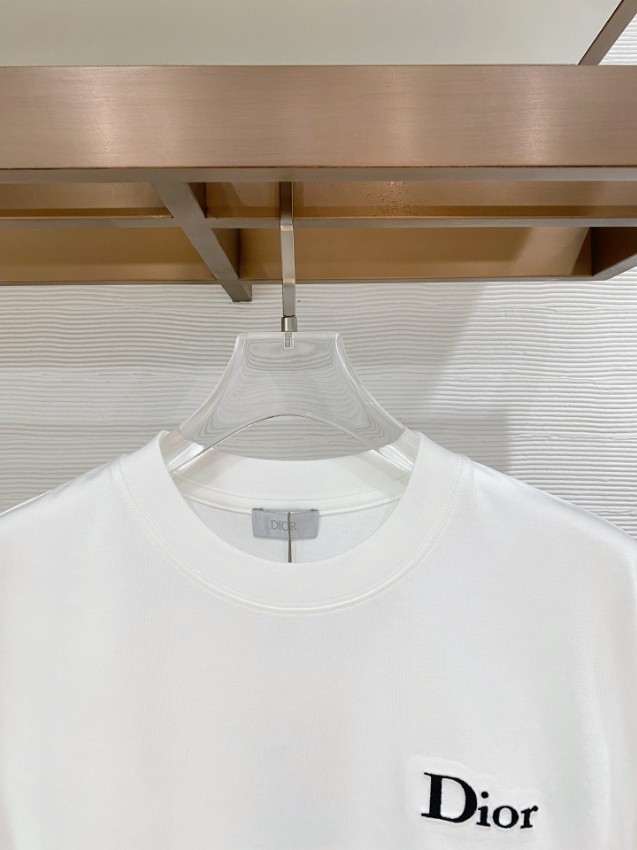 ディオール 本物級コピー ミニロゴTシャツ シンプルデザイン 上質コットン仕様 口コミ多数人気_4