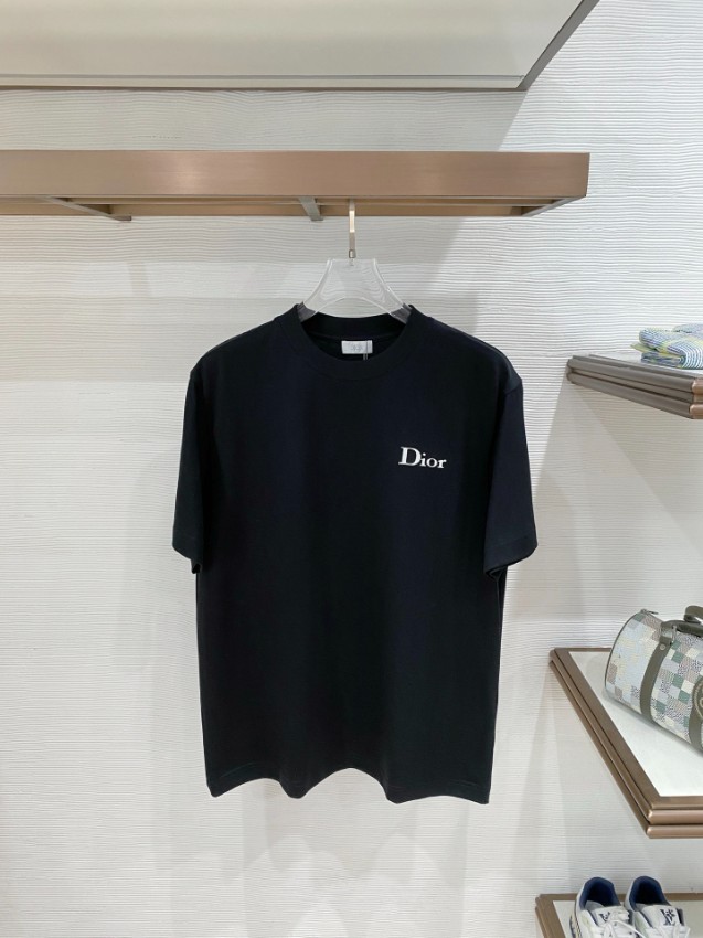 ディオール n級 ミニロゴTシャツ シンプルデザイン 上質コットン仕様 実店舗運営人気_1