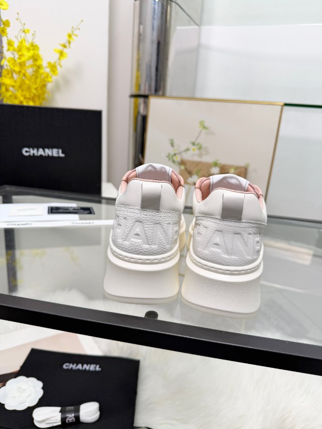 シャネル 格安 厚底スニーカー メッシュ切替デザイン 口コミ多数_6