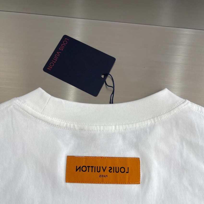 ルイヴィトン n級 ロゴ刺繍半袖Tシャツ シンプルデザイン 激安_2