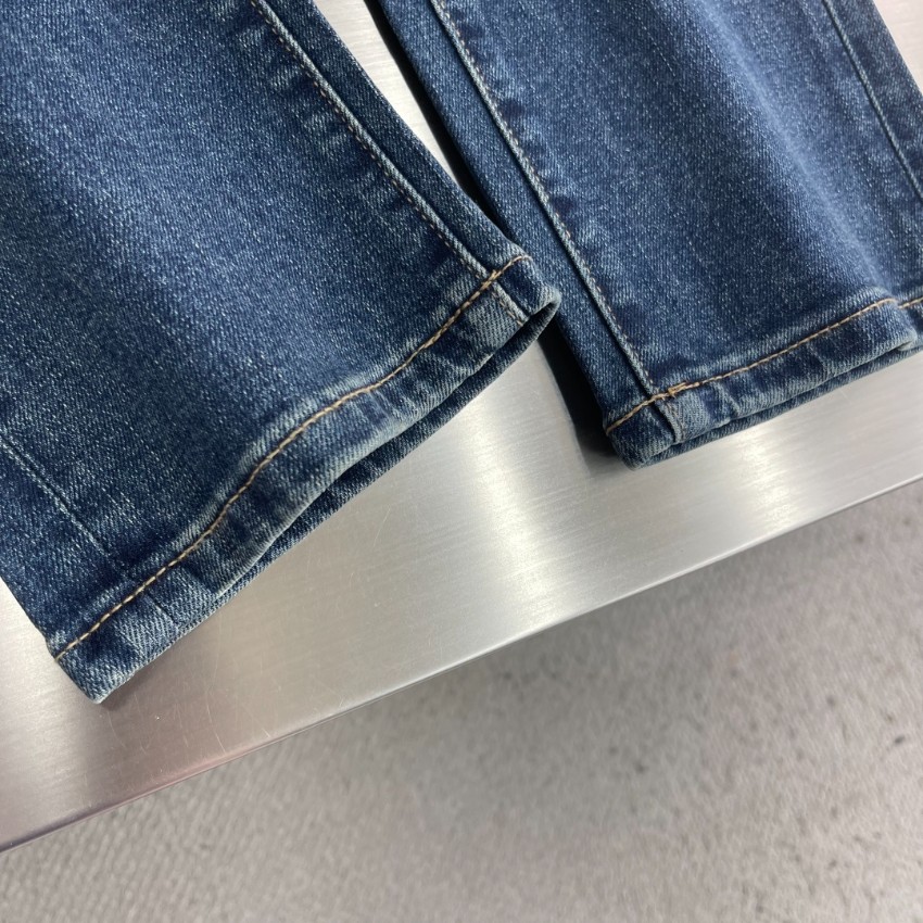 ルイヴィトン スーパーコピー スリムデニムパンツ ヴィンテージ加工 安心サイト_1