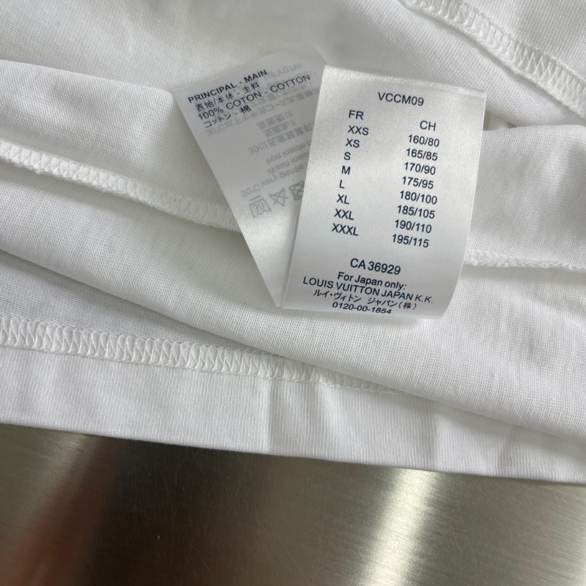 ルイヴィトン スーパーコピー ワッペンプリント半袖Tシャツ 夏服 精密ディテール_5