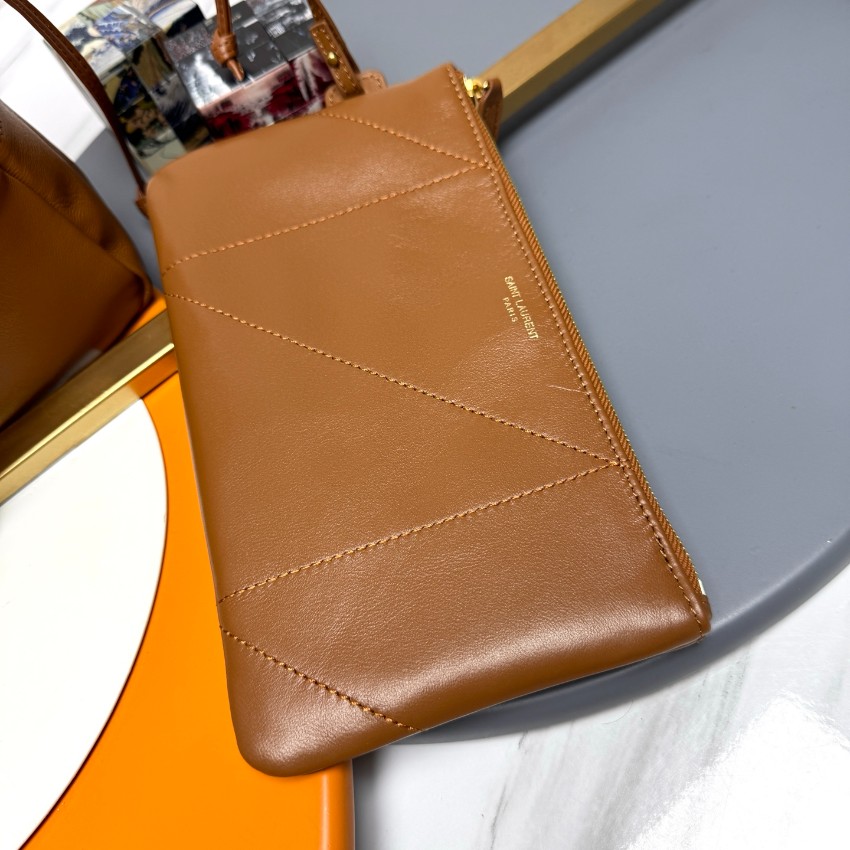 サンローラン 格安 チェーンショルダーバッグ キャメルレザー仕様 実店舗運営_8