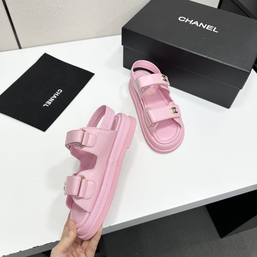 シャネル n級 スポーツサンダル ピンクカラー仕様 数量限定入荷_5