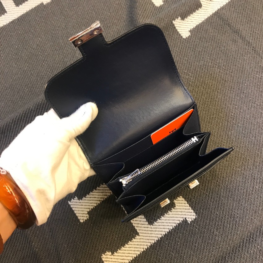 エルメス n級 コンパクトレザーウォレット シルバー金具仕様 高品質 確実に届く 人気定番_6
