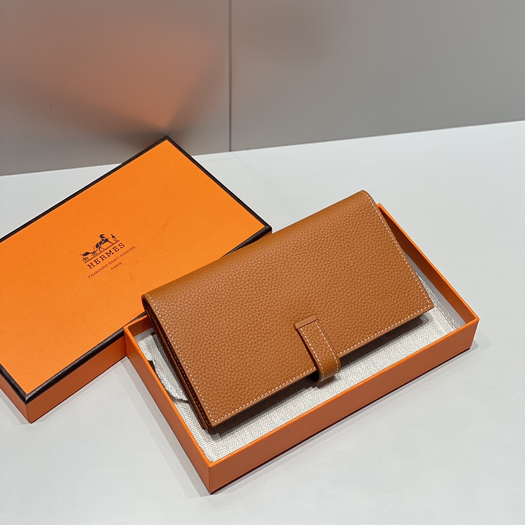 エルメス スーパーコピー ベアン長財布 シルバーH金具 レザー仕様 高級感仕上げ_2