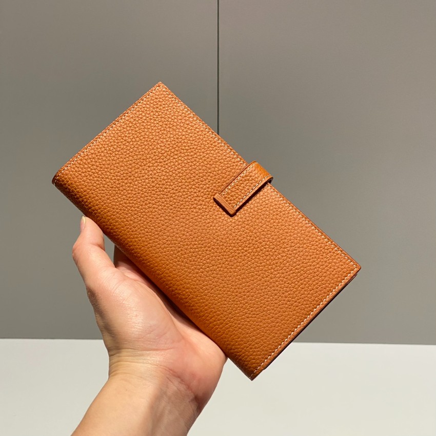 エルメス スーパーコピー ベアン長財布 シルバーH金具 レザー仕様 高級感仕上げ_5