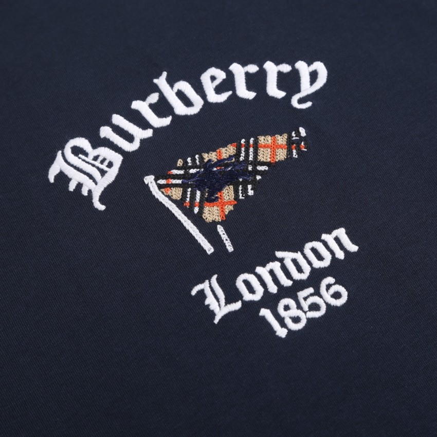 バーバリー ブランド コピー ロゴ刺繍半袖Tシャツ シンプルデザイン 新作_5