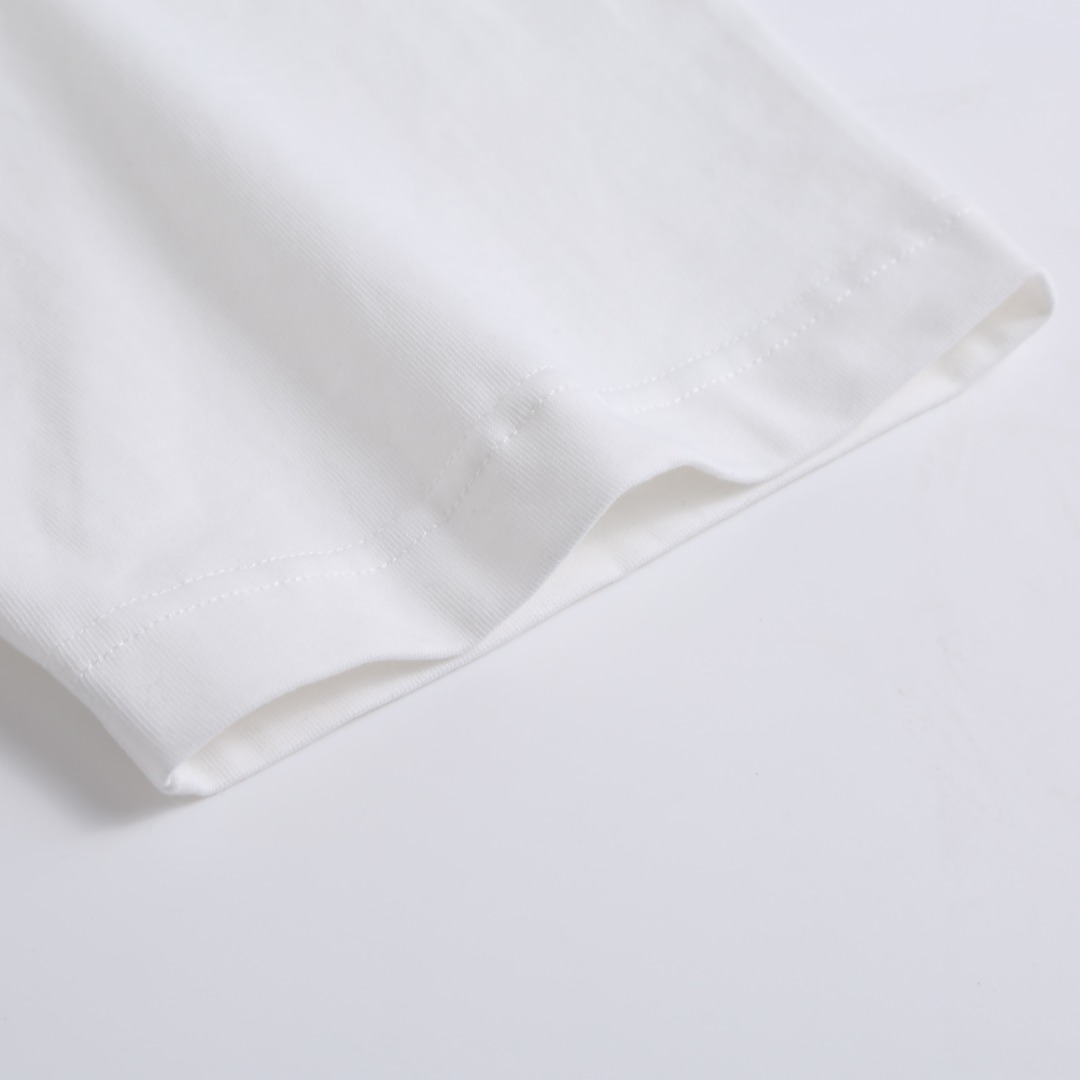 バーバリー n級 ロゴ刺繍半袖Tシャツ 通気 激安_5