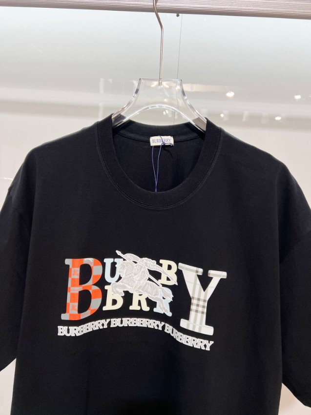 バーバリー ブランド コピー ロゴプリント半袖Tシャツ 機能 リピーター多数_2