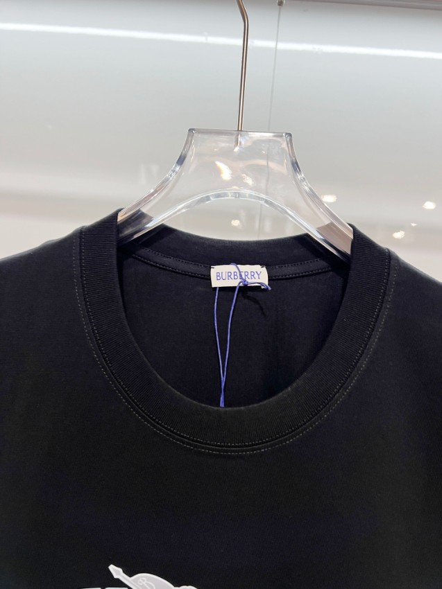 バーバリー ブランド コピー ロゴプリント半袖Tシャツ 機能 リピーター多数_4