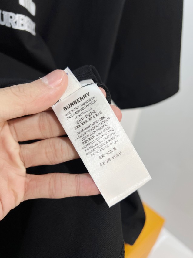 バーバリー ブランド コピー ロゴプリント半袖Tシャツ 機能 リピーター多数_9