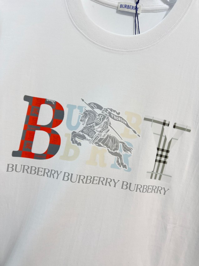バーバリー n級 ロゴプリント半袖Tシャツ 男女兼用 上質感_2