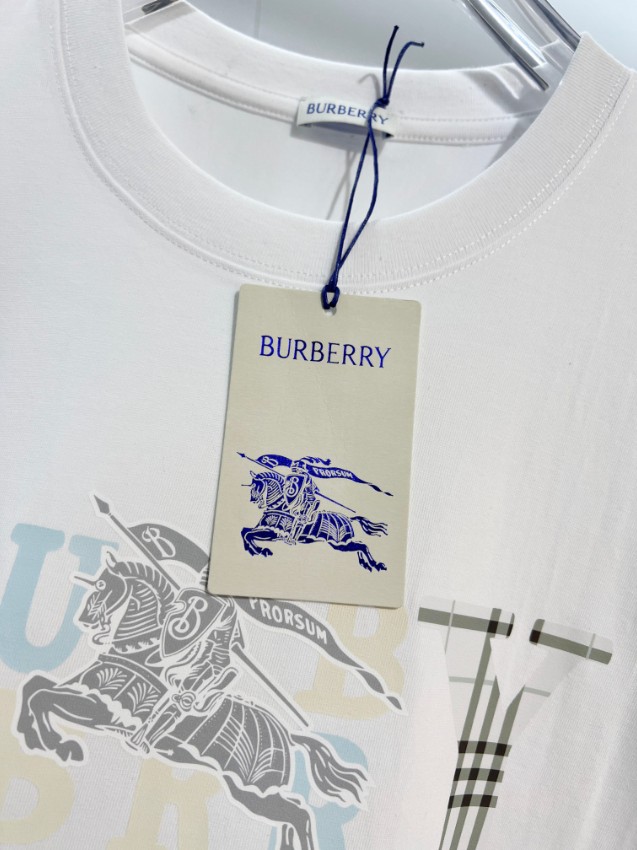バーバリー n級 ロゴプリント半袖Tシャツ 男女兼用 上質感_5