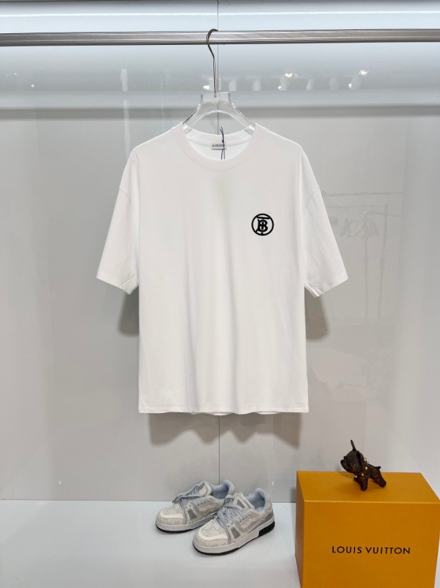 バーバリー ハイブランド ワンポイント半袖Tシャツ 通気 高品質_1