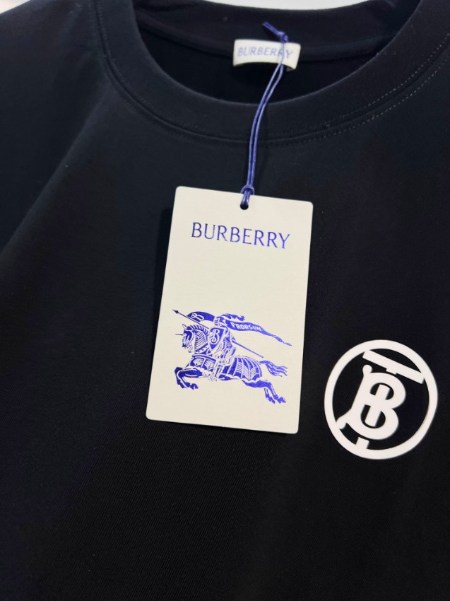 バーバリー 格安 ワンポイント半袖Tシャツ 快適な着心地 丁寧な縫製_2