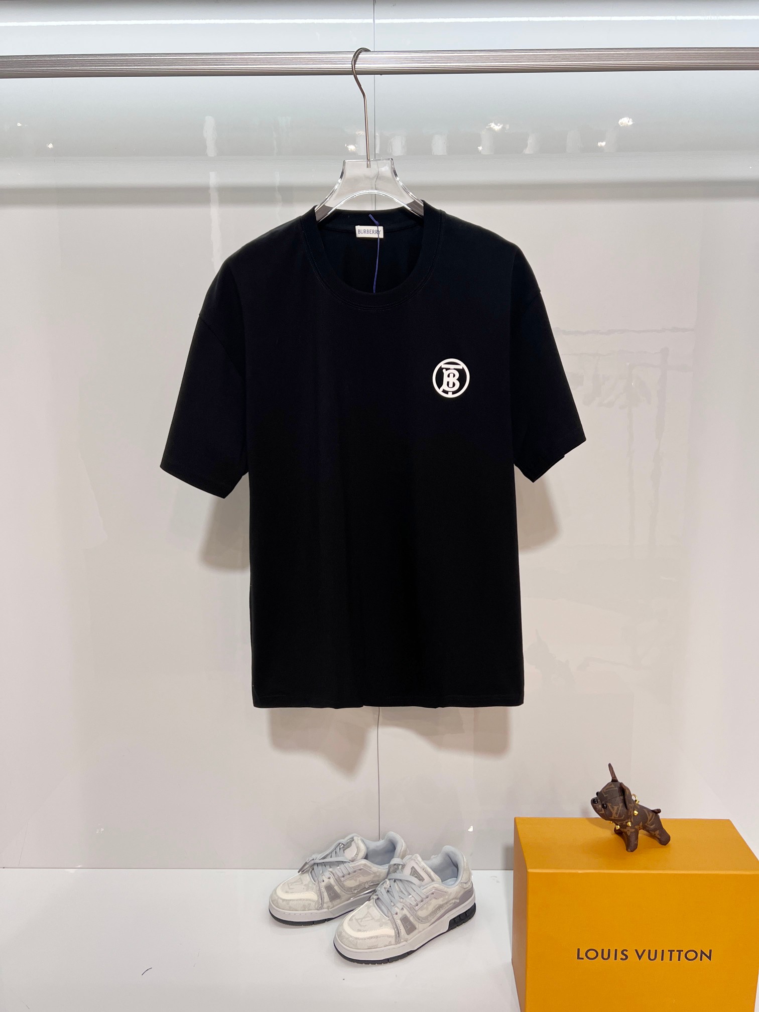 バーバリー 格安 ワンポイント半袖Tシャツ 快適な着心地 丁寧な縫製_4