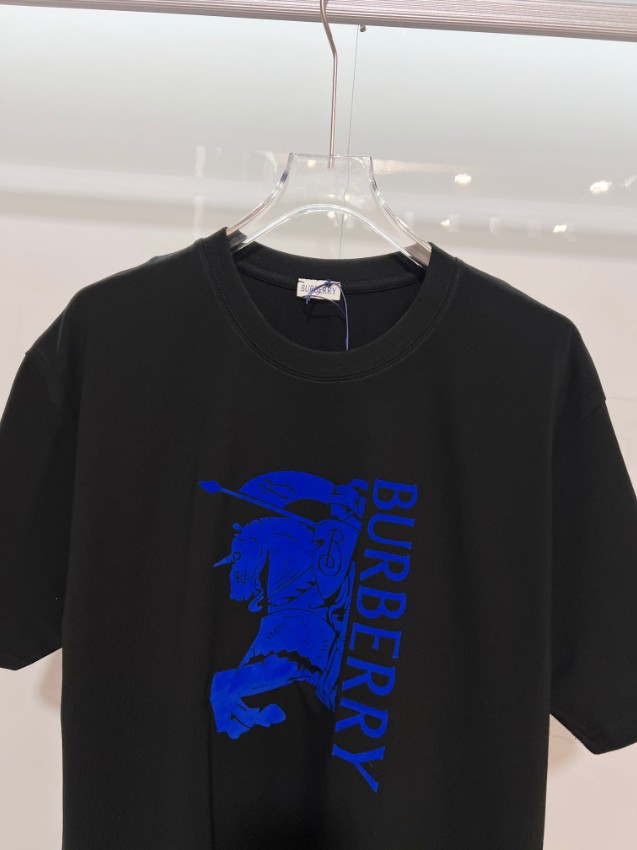 バーバリー スーパーコピー ロゴプリント半袖Tシャツ シンプルデザイン 発送保証_1