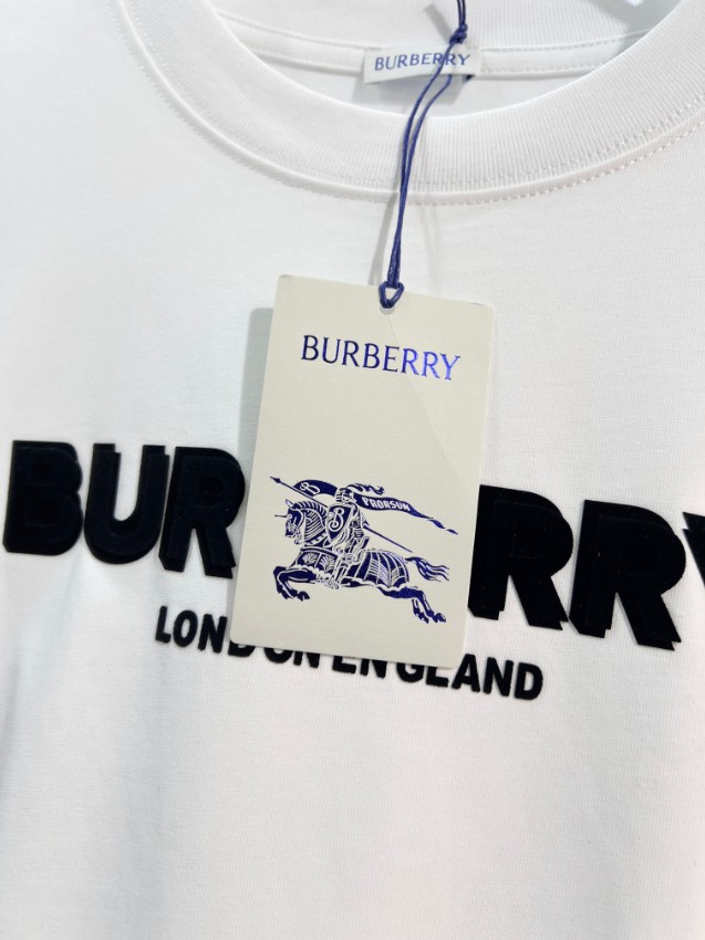 バーバリー ブランド コピー ロゴ半袖Tシャツ 夏服 安全取引_2