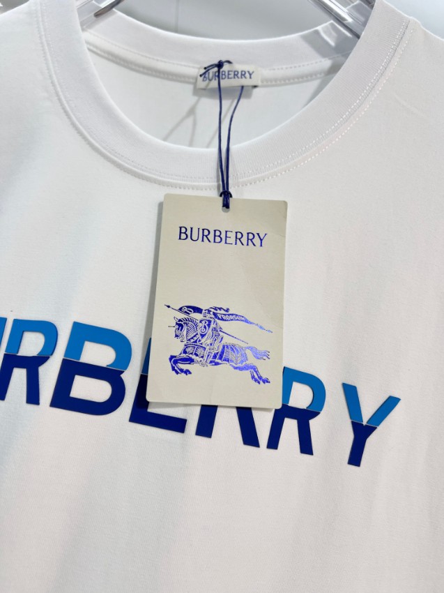 バーバリー ハイブランド ロゴ半袖Tシャツ 男女兼用 追跡可能_5