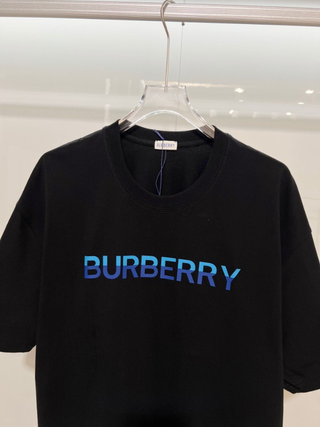 バーバリー 格安 ロゴ半袖Tシャツ シンプルデザイン 梱包丁寧_1
