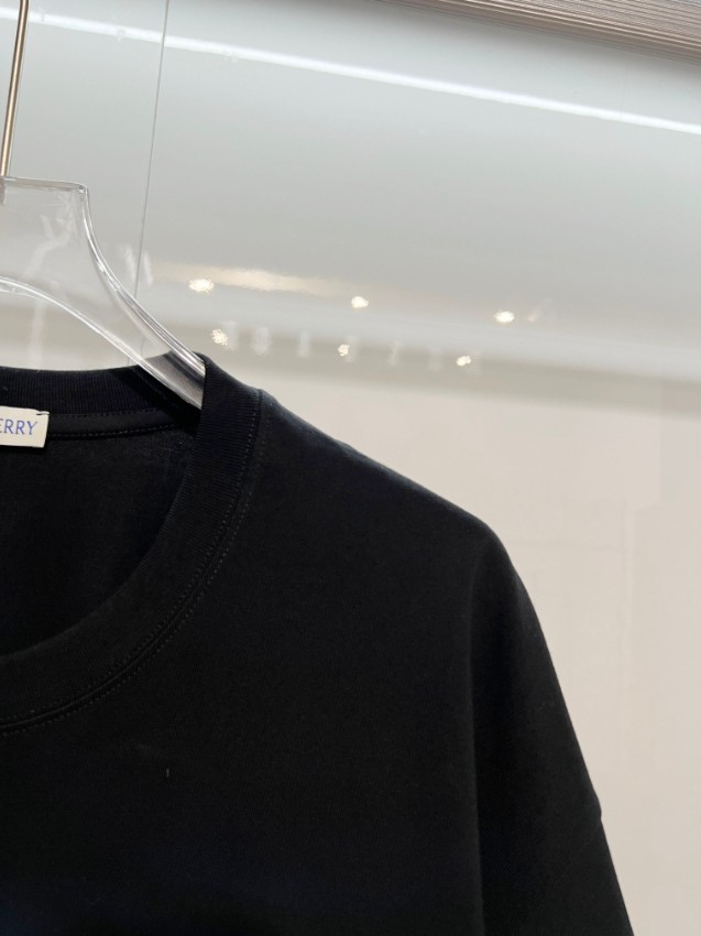 バーバリー 格安 ロゴ半袖Tシャツ シンプルデザイン 梱包丁寧_6