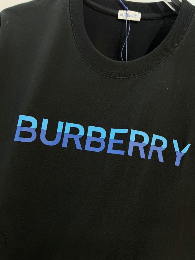 バーバリー 格安 ロゴ半袖Tシャツ シンプルデザイン 梱包丁寧_7