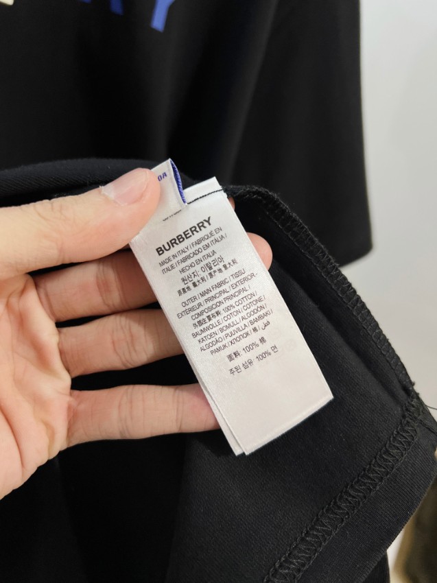 バーバリー 格安 ロゴ半袖Tシャツ シンプルデザイン 梱包丁寧_8
