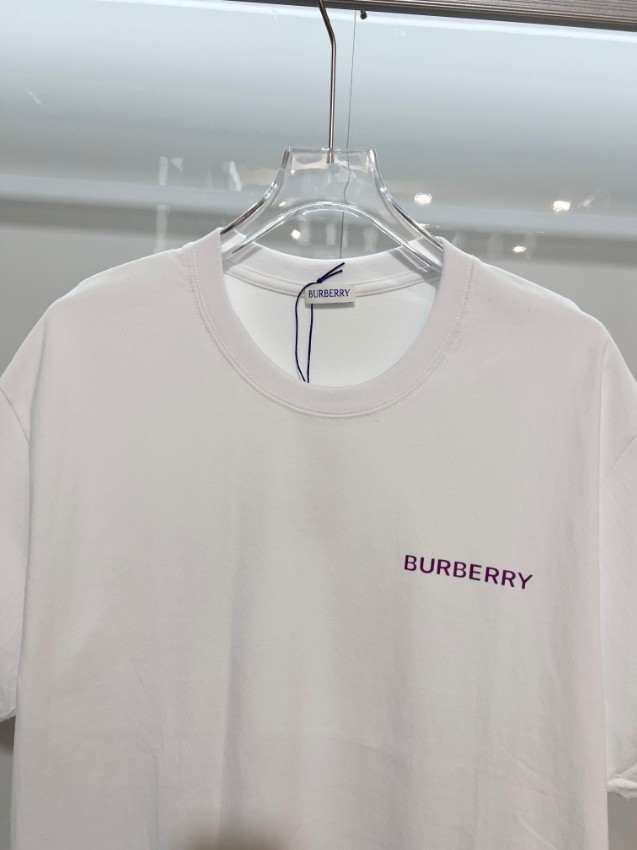 バーバリー ハイブランド ロゴ半袖Tシャツ シンプルスタイル 高評価_2
