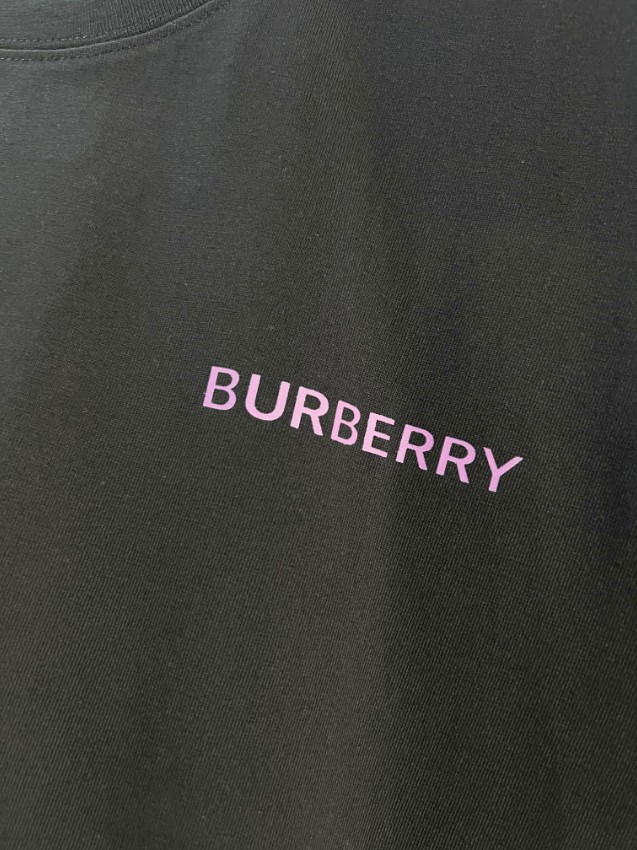 バーバリー 格安 ロゴ刺繍半袖Tシャツ ミニマル仕様 口コミ多数_6