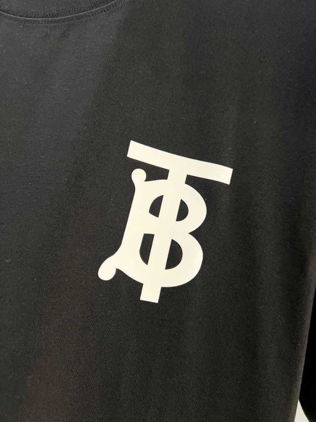 バーバリー スーパーコピー TBロゴ半袖Tシャツ モノトーン仕様 安心サイト_5