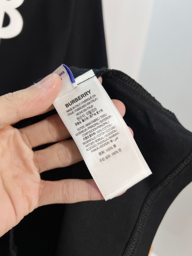 バーバリー スーパーコピー TBロゴ半袖Tシャツ モノトーン仕様 安心サイト_7