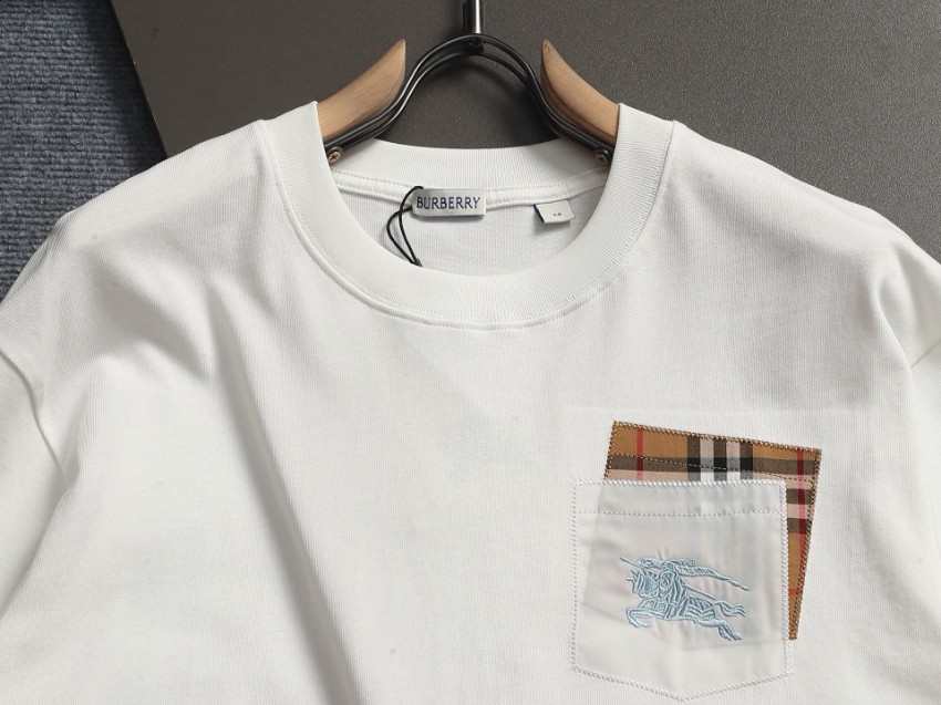 バーバリー n級 チェックポケット半袖Tシャツ クラシック仕様 実店舗運営_2