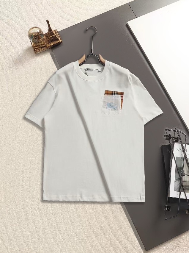 バーバリー n級 チェックポケット半袖Tシャツ クラシック仕様 実店舗運営_1