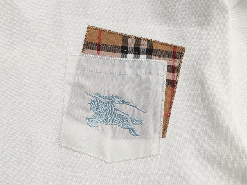 バーバリー n級 チェックポケット半袖Tシャツ クラシック仕様 実店舗運営_3