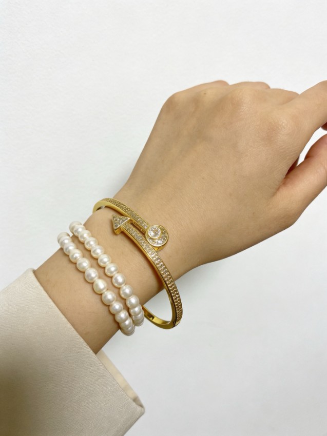 カルティエ 本物級コピー ジュストアンクルブレスレット パヴェデザイン 満足度高い_7