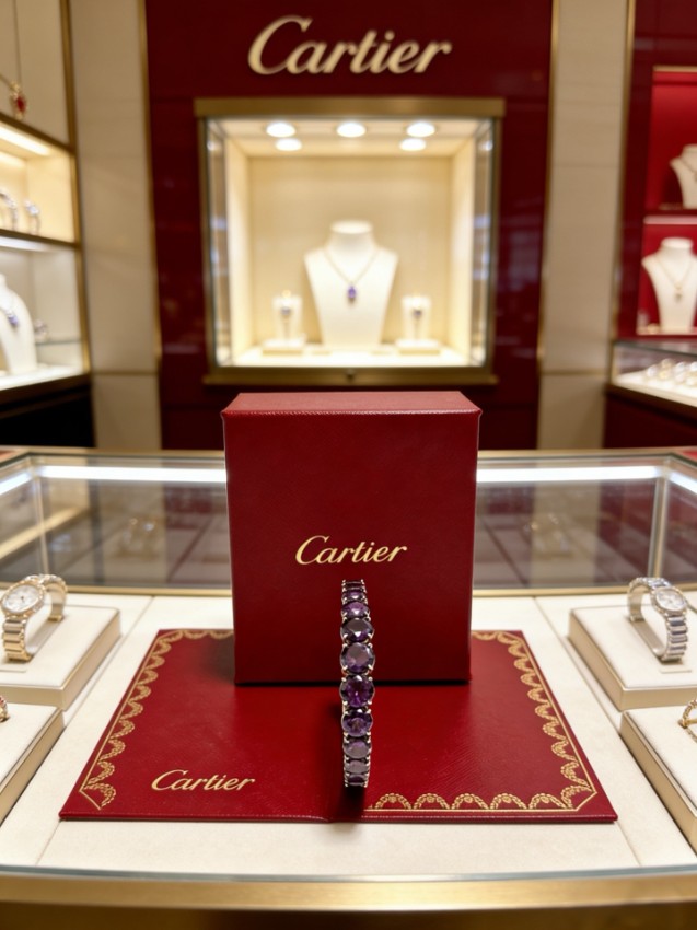 カルティエ n級 アメジストブレスレット ラグジュアリー仕様 実店舗運営_2